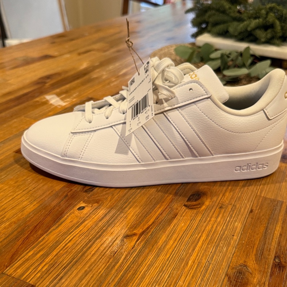 Adidas Grand Court 2.0 White Court Sneakers